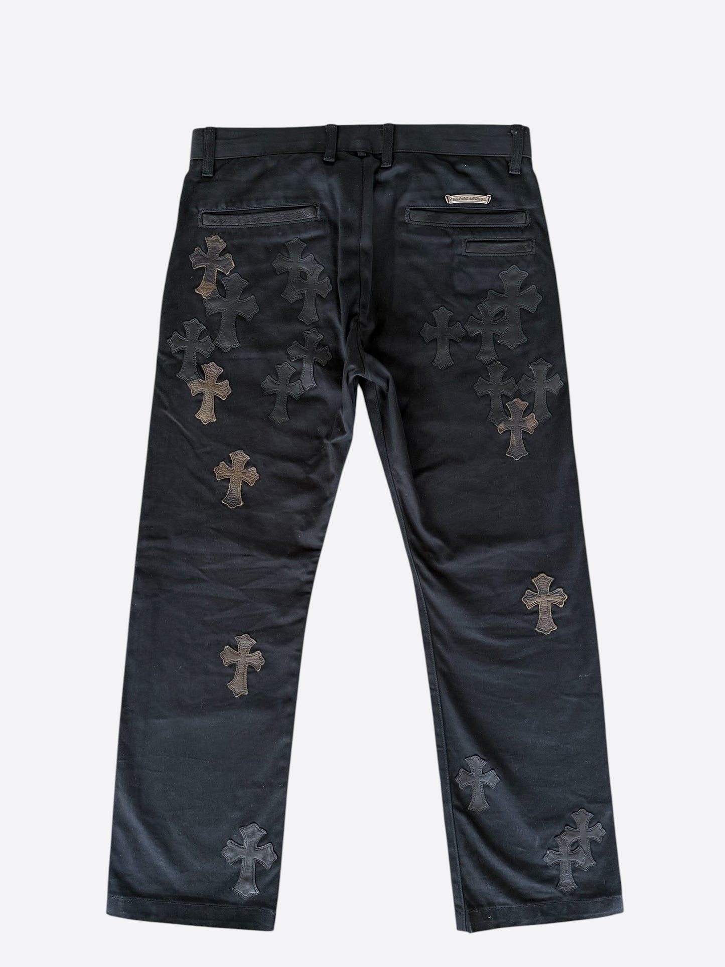 Chrome Hearts Black Camouflage Cross Patch Chino Pants