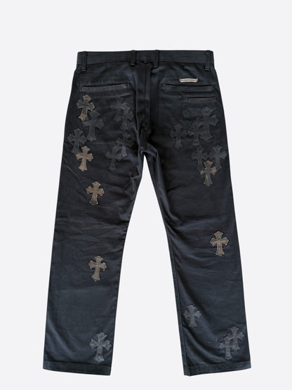 Chrome Hearts Black Camouflage Cross Patch Chino Pants