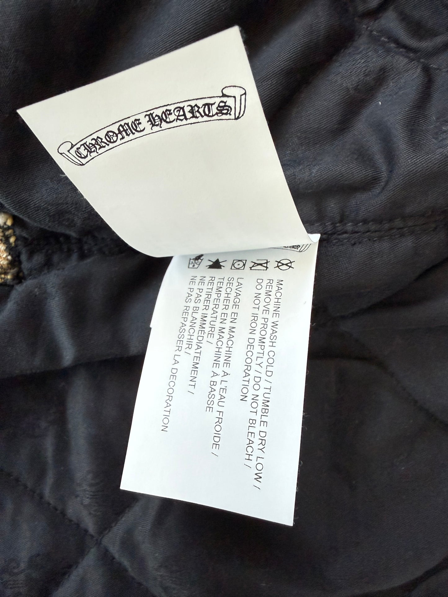 Chrome Hearts Yellow & Red Padded Flannel Jacket