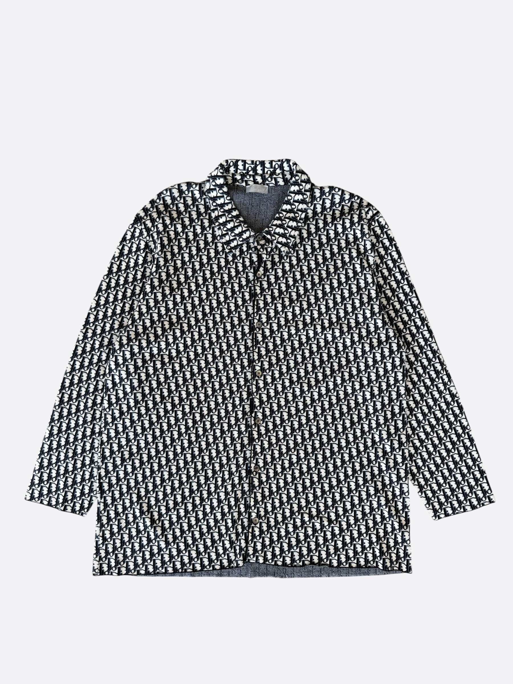 Dior Navy Toile De Jouy Tropicalia Women's Oversized Anorak