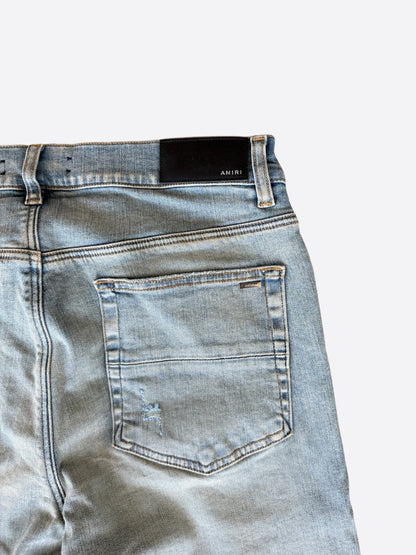 Amiri Antique Indigo & Snake Patch MX1 Jeans