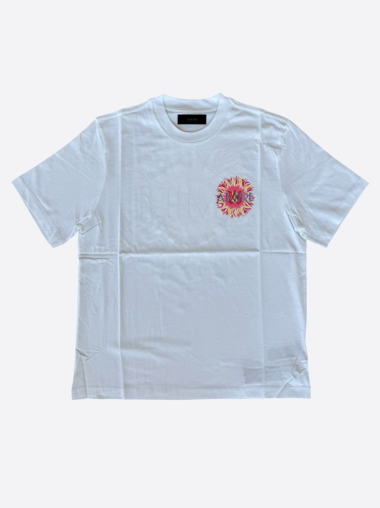 Amiri White & Red Sun Logo T-Shirt