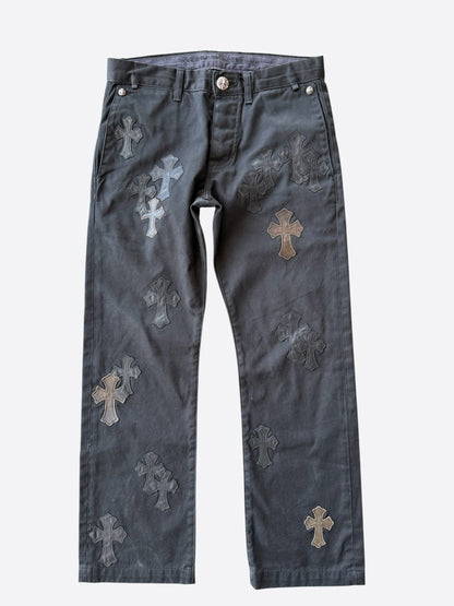Chrome Hearts Black Camouflage Cross Patch Chino Pants