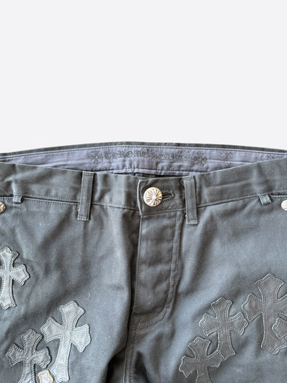 Chrome Hearts Black Camouflage Cross Patch Chino Pants
