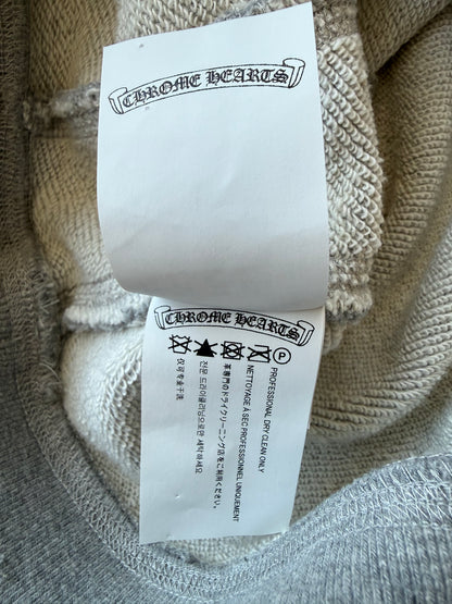 Chrome Hearts Grey & Black Cross Patch Hoodie