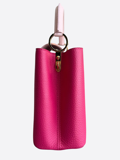 Louis Vuitton Pink Taurillon Capucines BB
