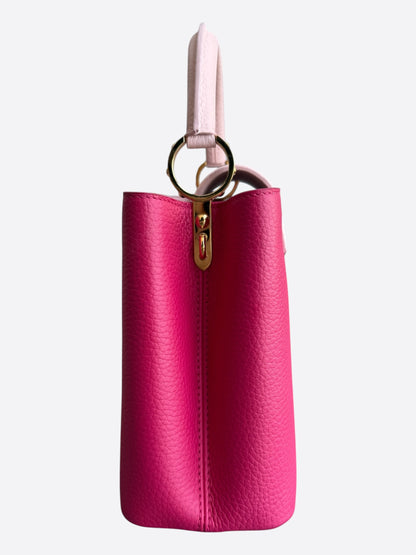 Louis Vuitton Pink Taurillon Capucines BB