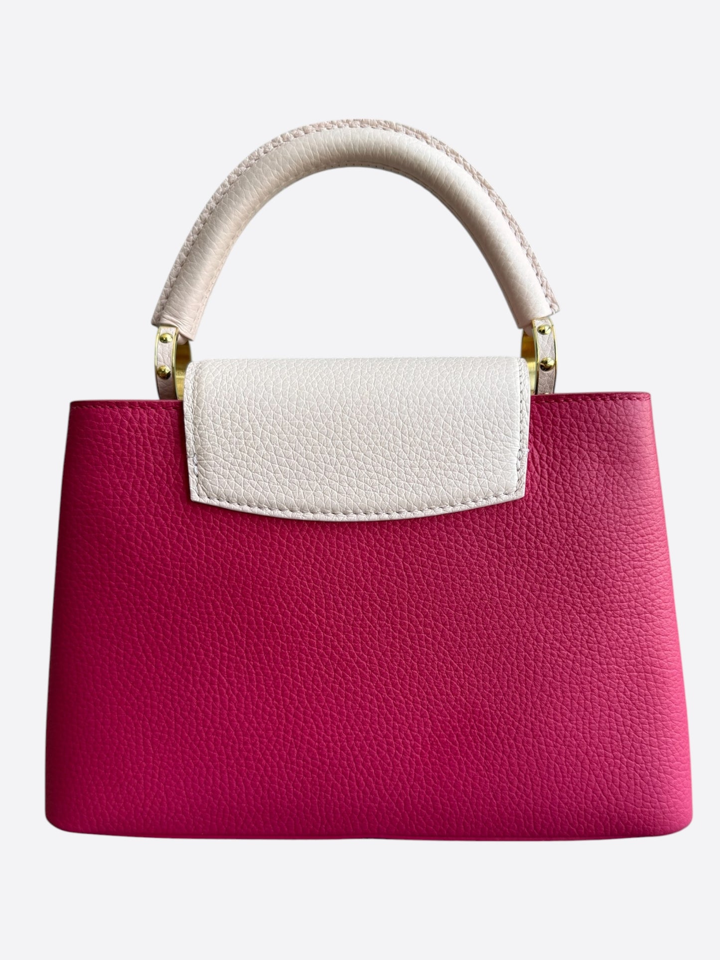 Louis Vuitton Pink Taurillon Capucines BB