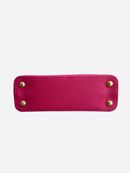 Louis Vuitton Pink Taurillon Capucines BB