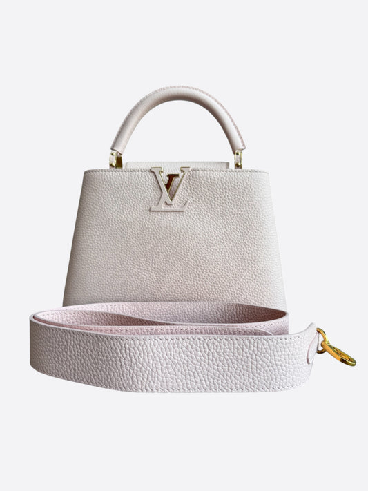 Louis Vuitton Pink Taurillon Capucines BB