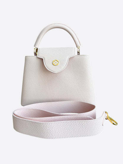 Louis Vuitton Pink Taurillon Capucines BB