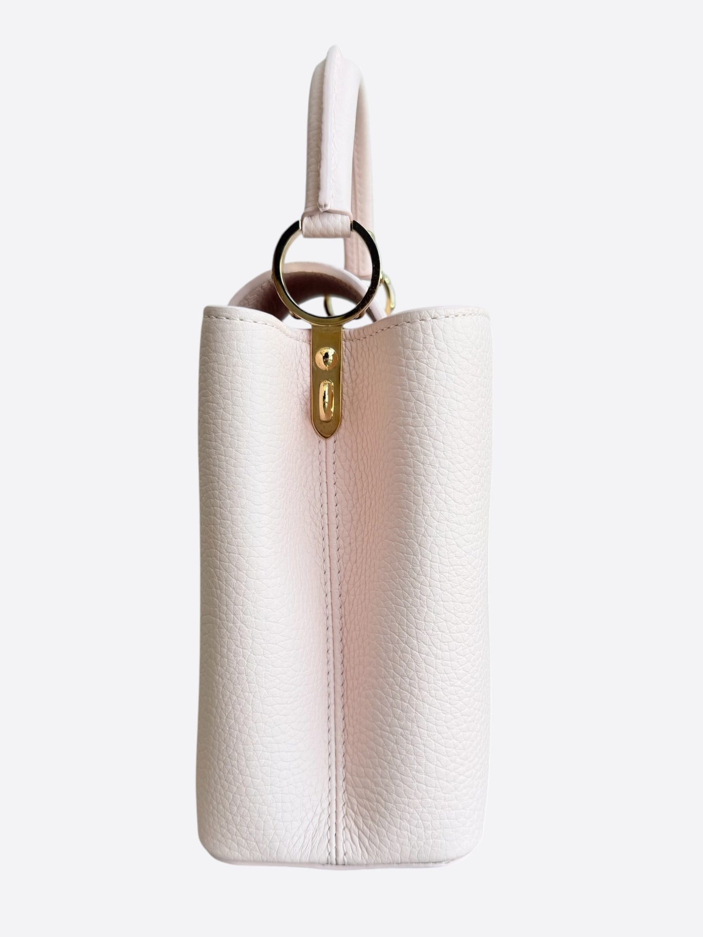 Louis Vuitton Pink Taurillon Capucines BB