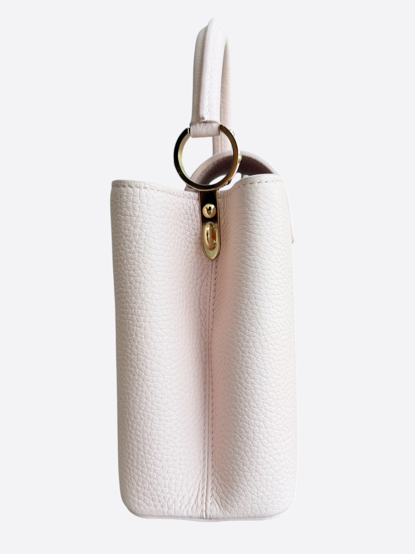 Louis Vuitton Pink Taurillon Capucines BB