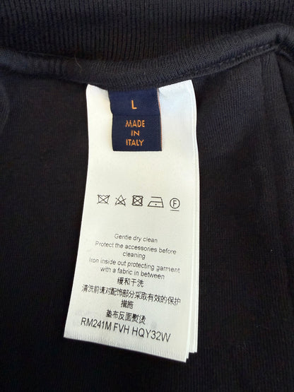 Louis Vuitton Green, Black & Yellow Gradient Monogram Velvet Pants