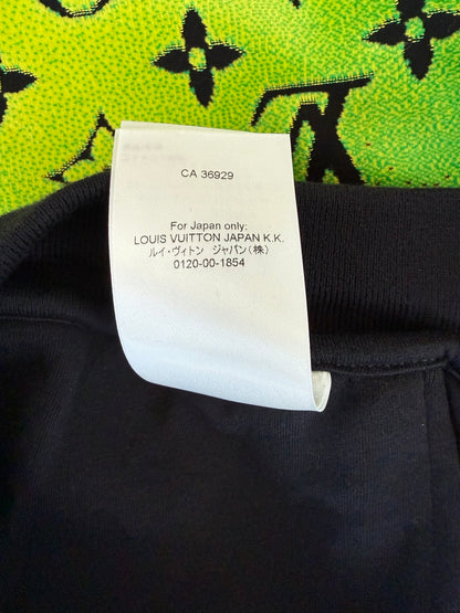 Louis Vuitton Green, Black & Yellow Gradient Monogram Velvet Pants