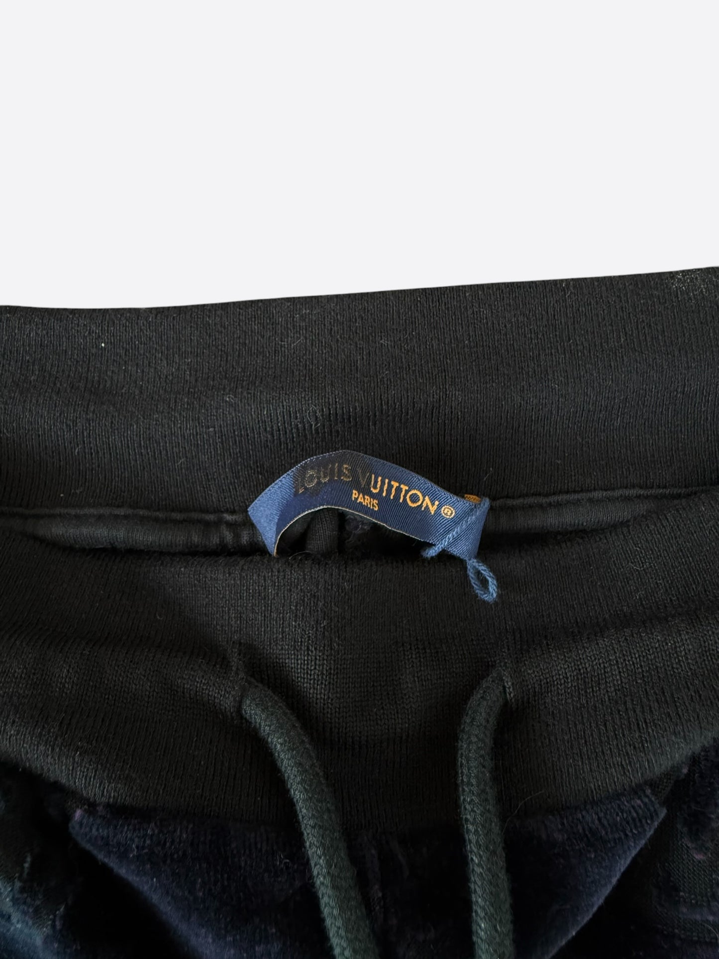 Louis Vuitton Green, Black & Yellow Gradient Monogram Velvet Pants