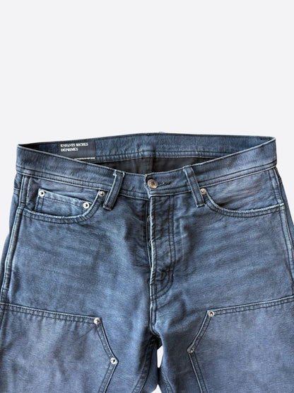 Enfants Riches Deprimes Navy Distressed Carpenter Pants