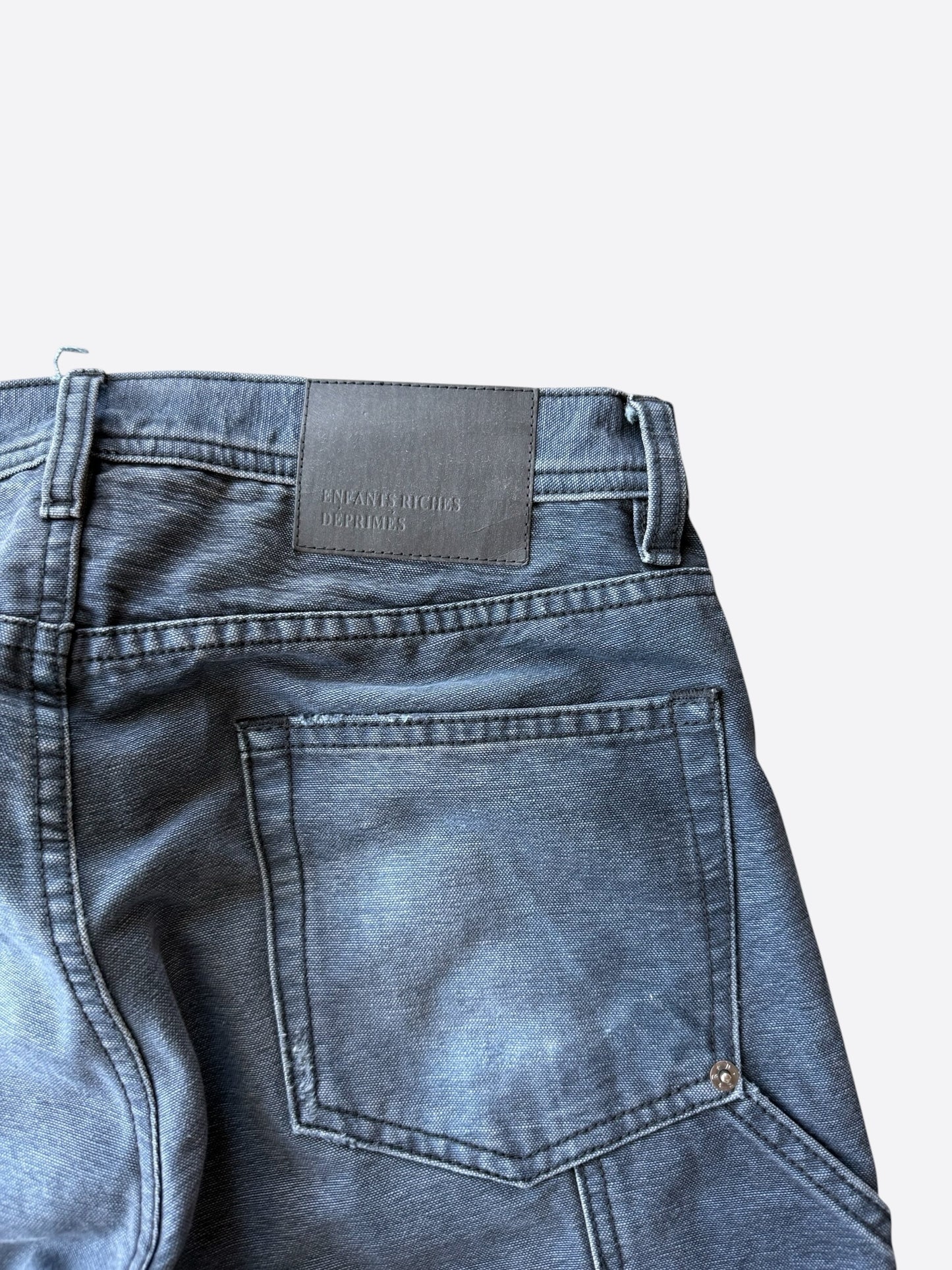 Enfants Riches Deprimes Navy Distressed Carpenter Pants