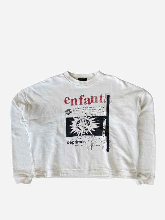 Enfants Riches Deprimes White Genius Radio Shows Sweater
