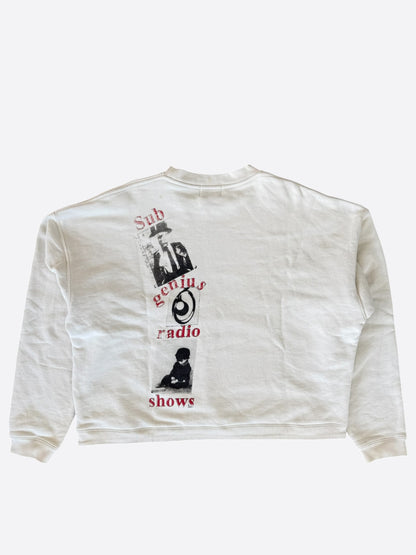 Enfants Riches Deprimes White Genius Radio Shows Sweater