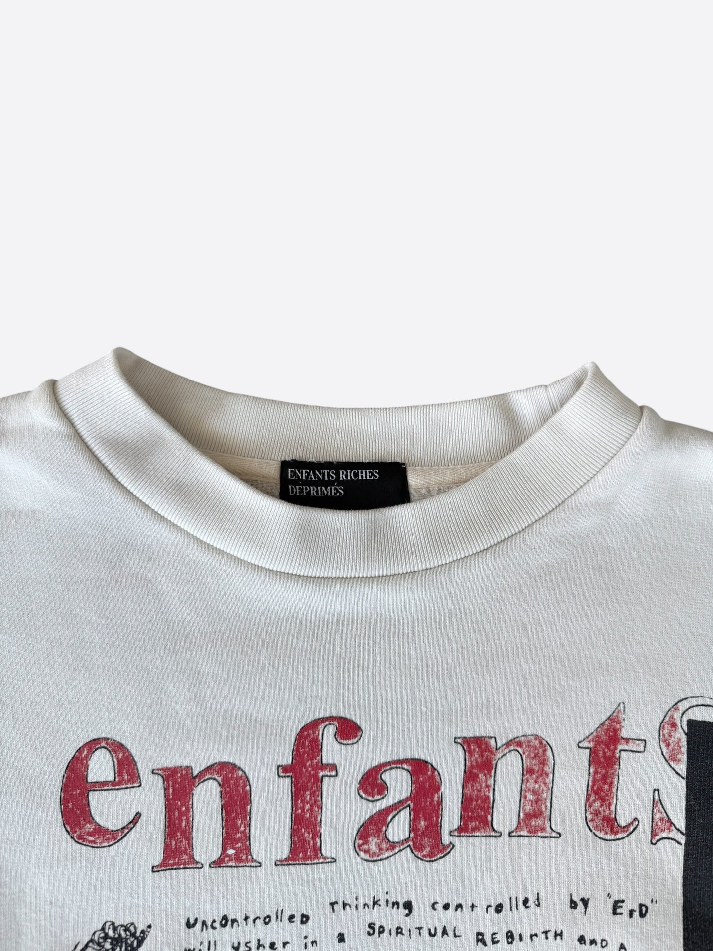 Enfants Riches Deprimes White Genius Radio Shows Sweater