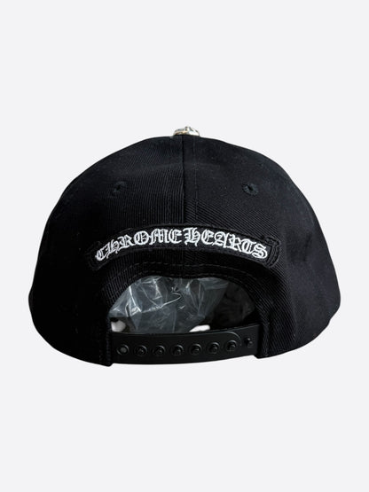 Chrome Hearts Black & White Wine Dagger Logo Hat