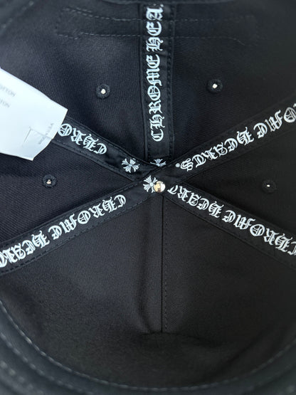 Chrome Hearts Black & White Embroidered RS3 Trucker Hat