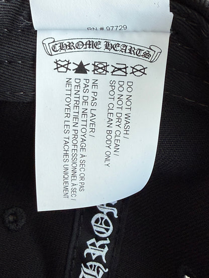 Chrome Hearts Black & White Embroidered RS3 Trucker Hat