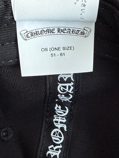 Chrome Hearts Black & White Embroidered RS3 Trucker Hat