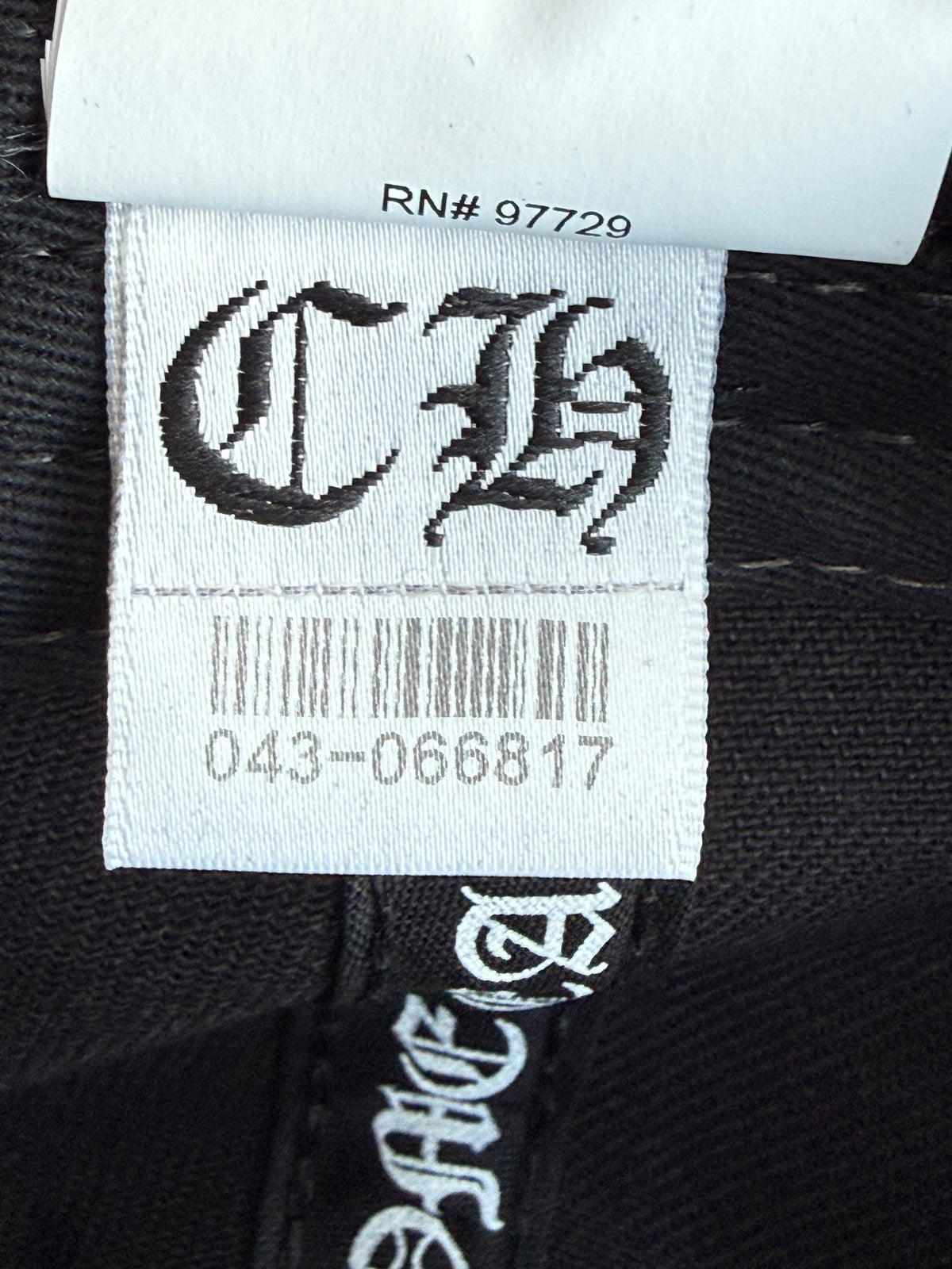 Chrome Hearts Black & White Embroidered RS3 Trucker Hat