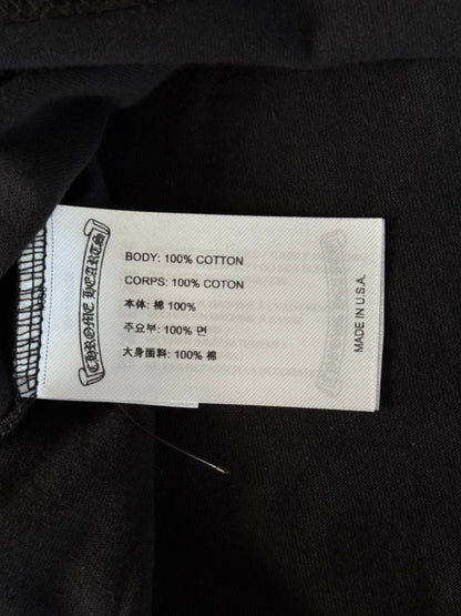 Chrome Hearts Black & Olive Neck Logo T-Shirt