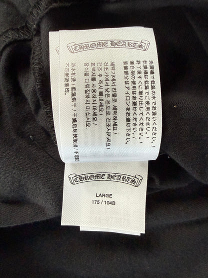 Chrome Hearts Black & Olive Neck Logo T-Shirt