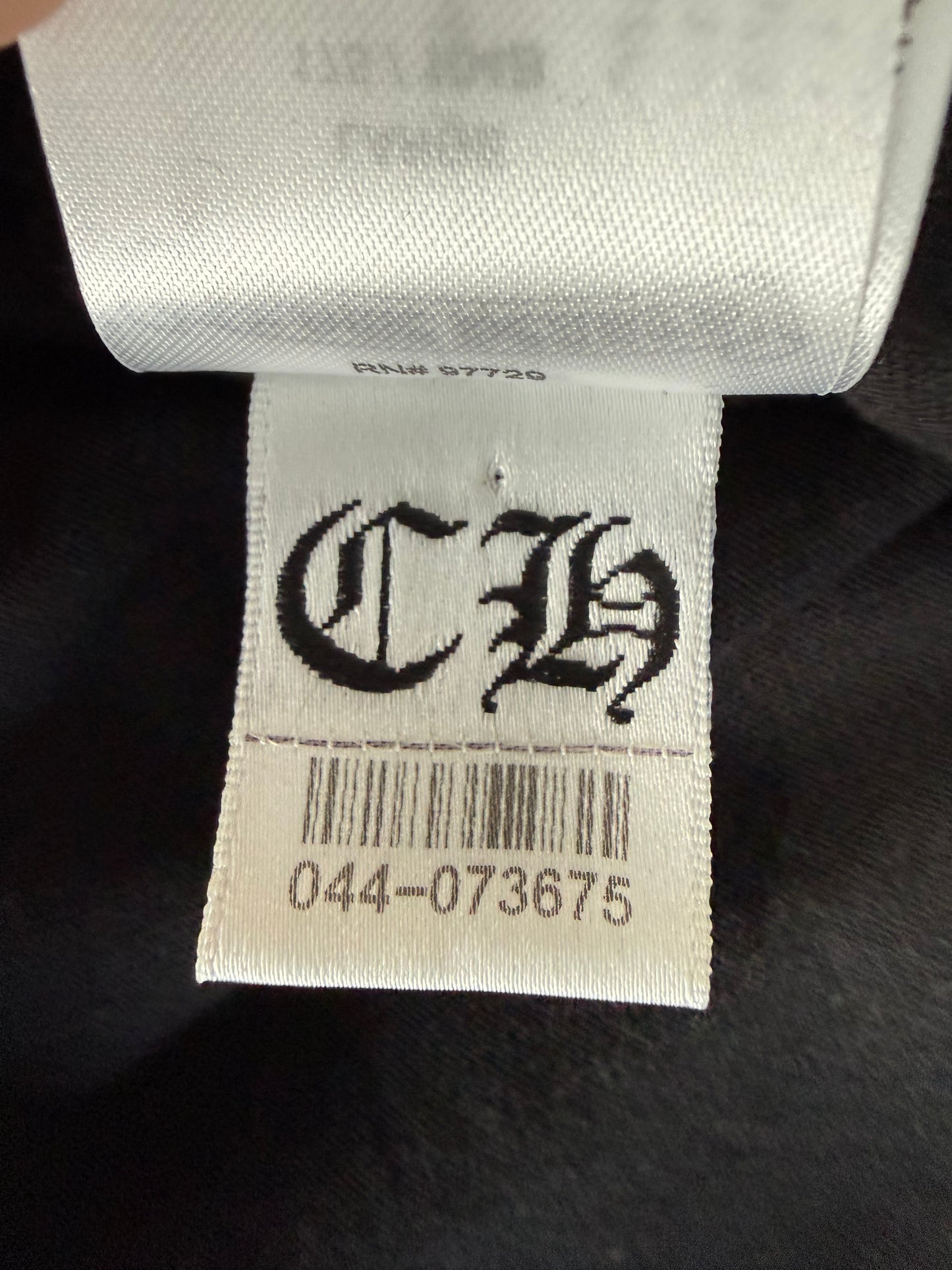 Chrome Hearts Black & Olive Neck Logo T-Shirt
