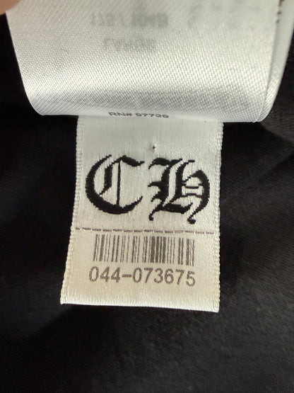 Chrome Hearts Black & Olive Neck Logo T-Shirt