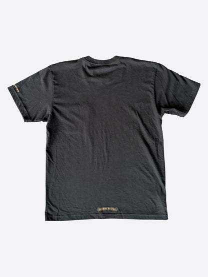 Chrome Hearts Black & Olive Neck Logo T-Shirt
