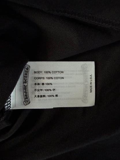 Chrome Hearts Black & Olive Neck Logo Longsleeve T-Shirt