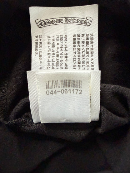 Chrome Hearts Black & Olive Neck Logo Longsleeve T-Shirt