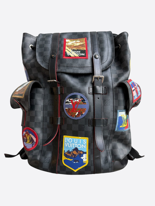louis vuitton christopher backpack patches Damier Graphite Alps Josh As the preview of the personalized object is a simulation Louis Vuitton Damier Graphite Alps