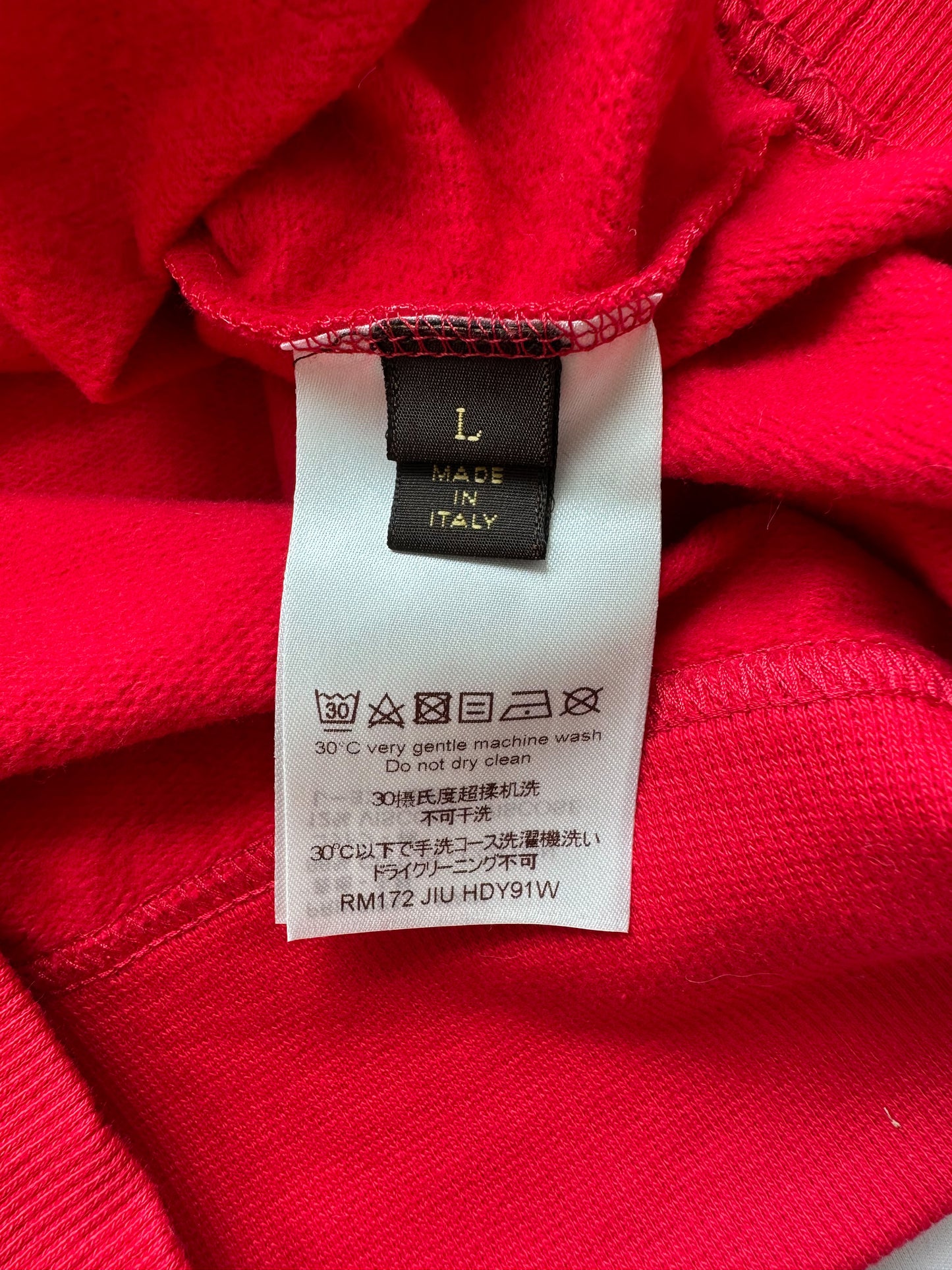Supreme Louis Vuitton Circle Logo Red Hoodies Sweatshirt - Shop trending  fashion in USA and EU