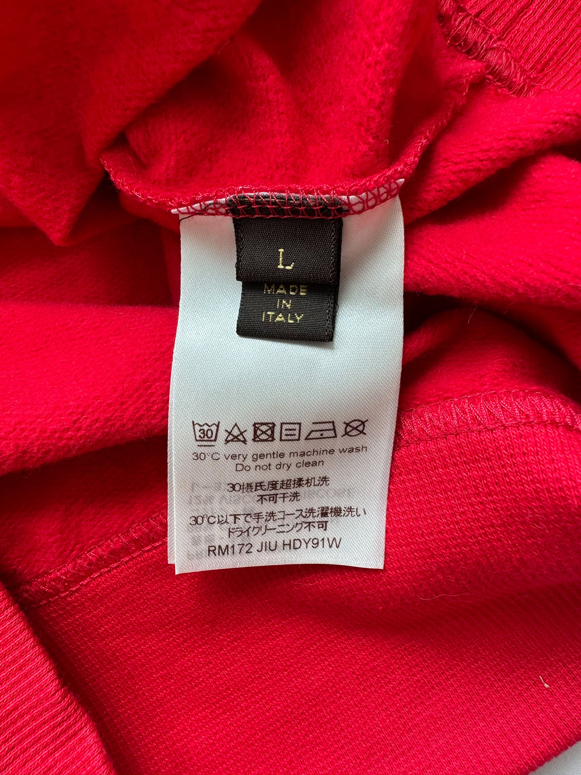 Sweatshirt Louis Vuitton x Supreme Red size 8 US in Not specified