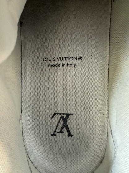 Louis Vuitton Blue & White Monogram Trainers