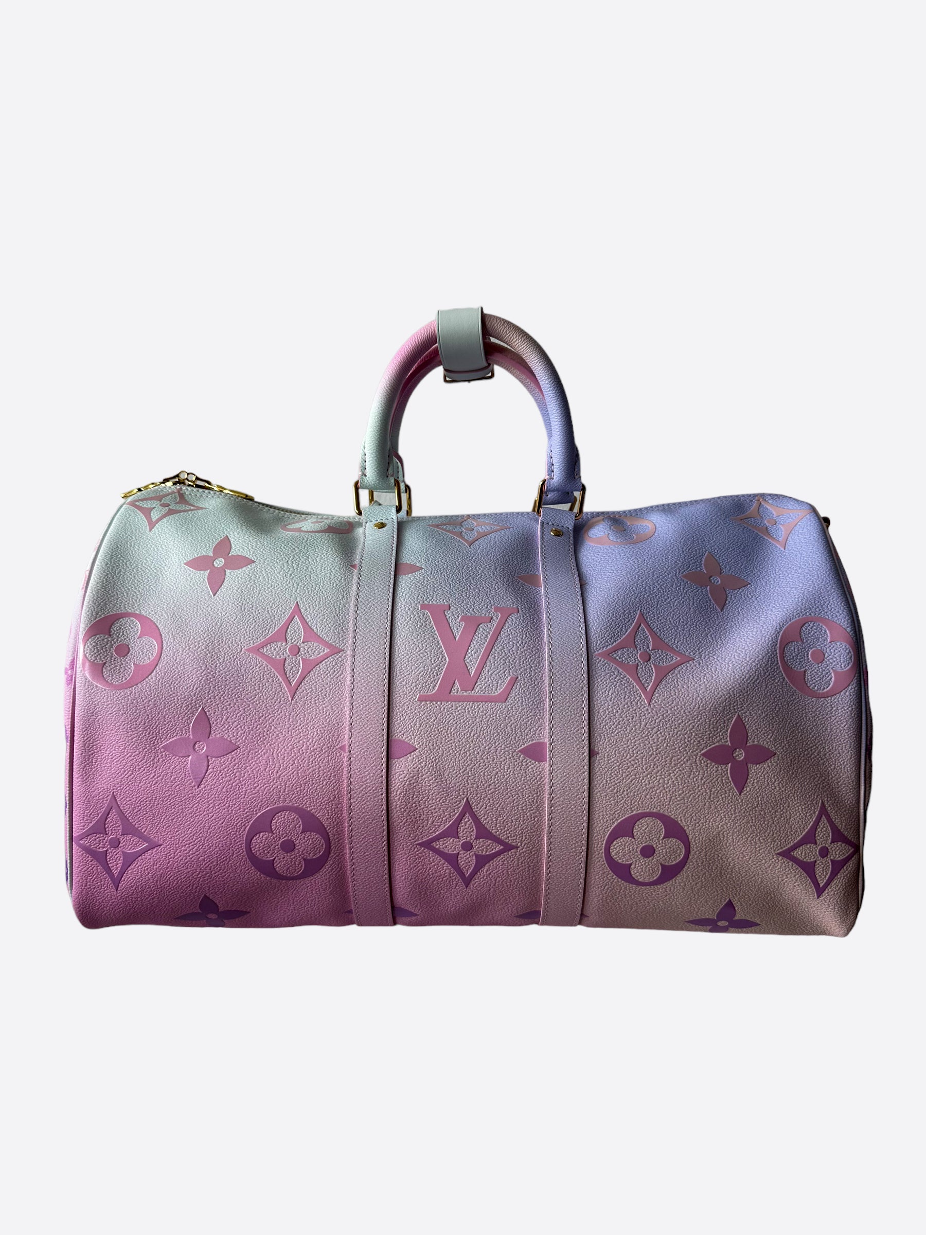 Louis Vuitton Keepall Bandouliere 45 Sunrise Pastel Pink Monogram