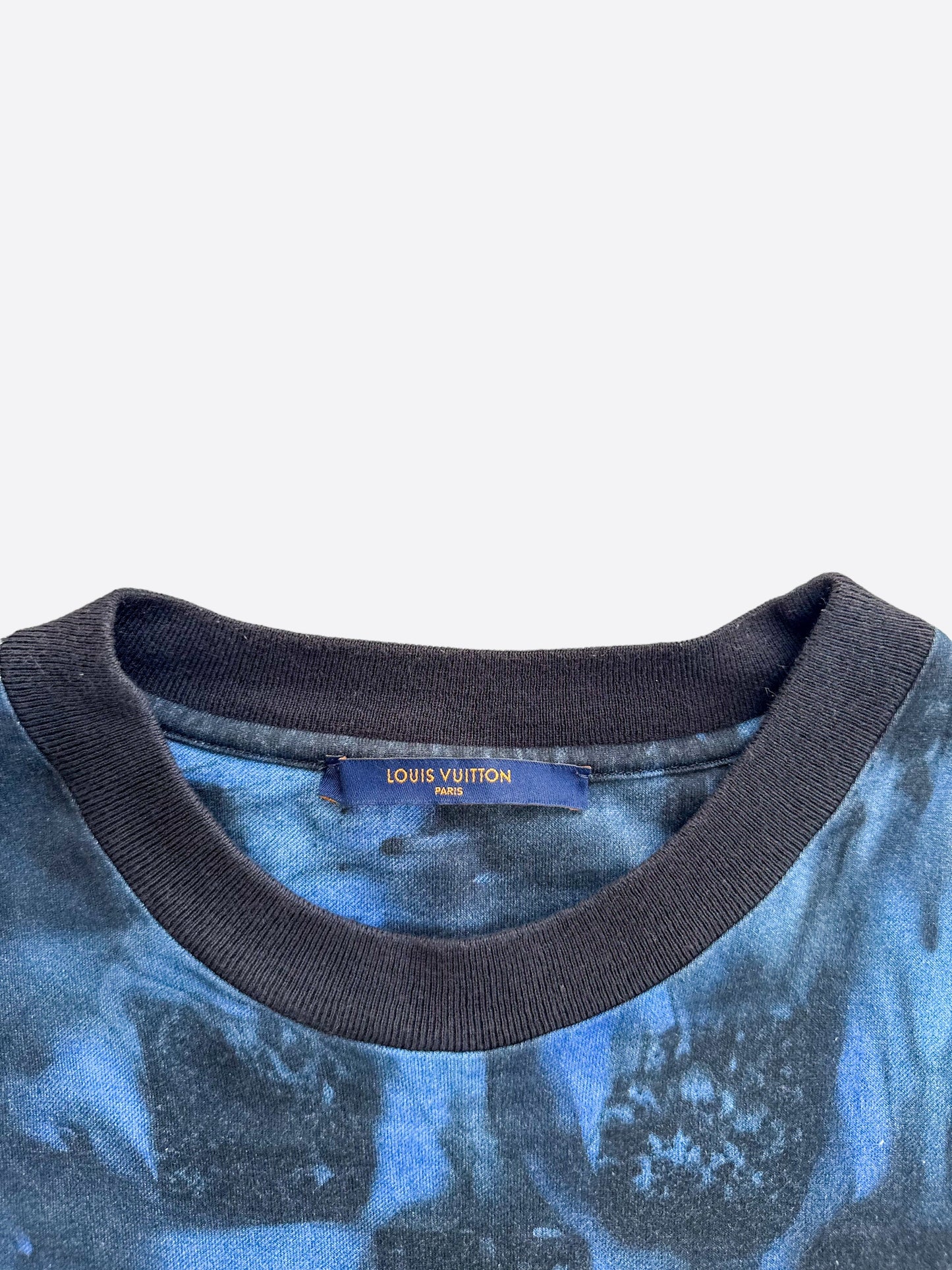 Louis Vuitton Blue Damier Salt Print T-Shirt