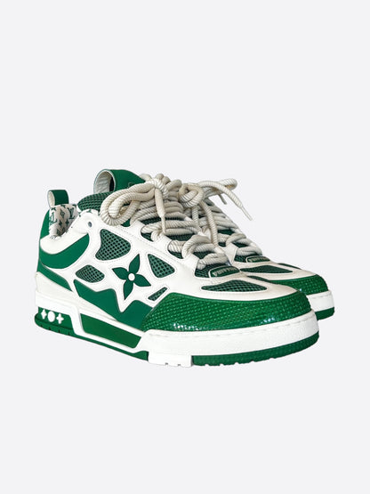 Louis Vuitton Green & White Skate Trainers