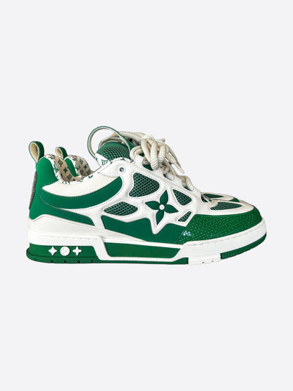 Louis Vuitton Green & White Skate Trainers