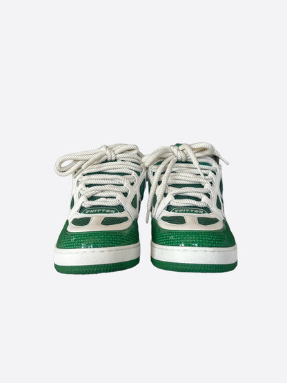 Louis Vuitton Green & White Skate Trainers