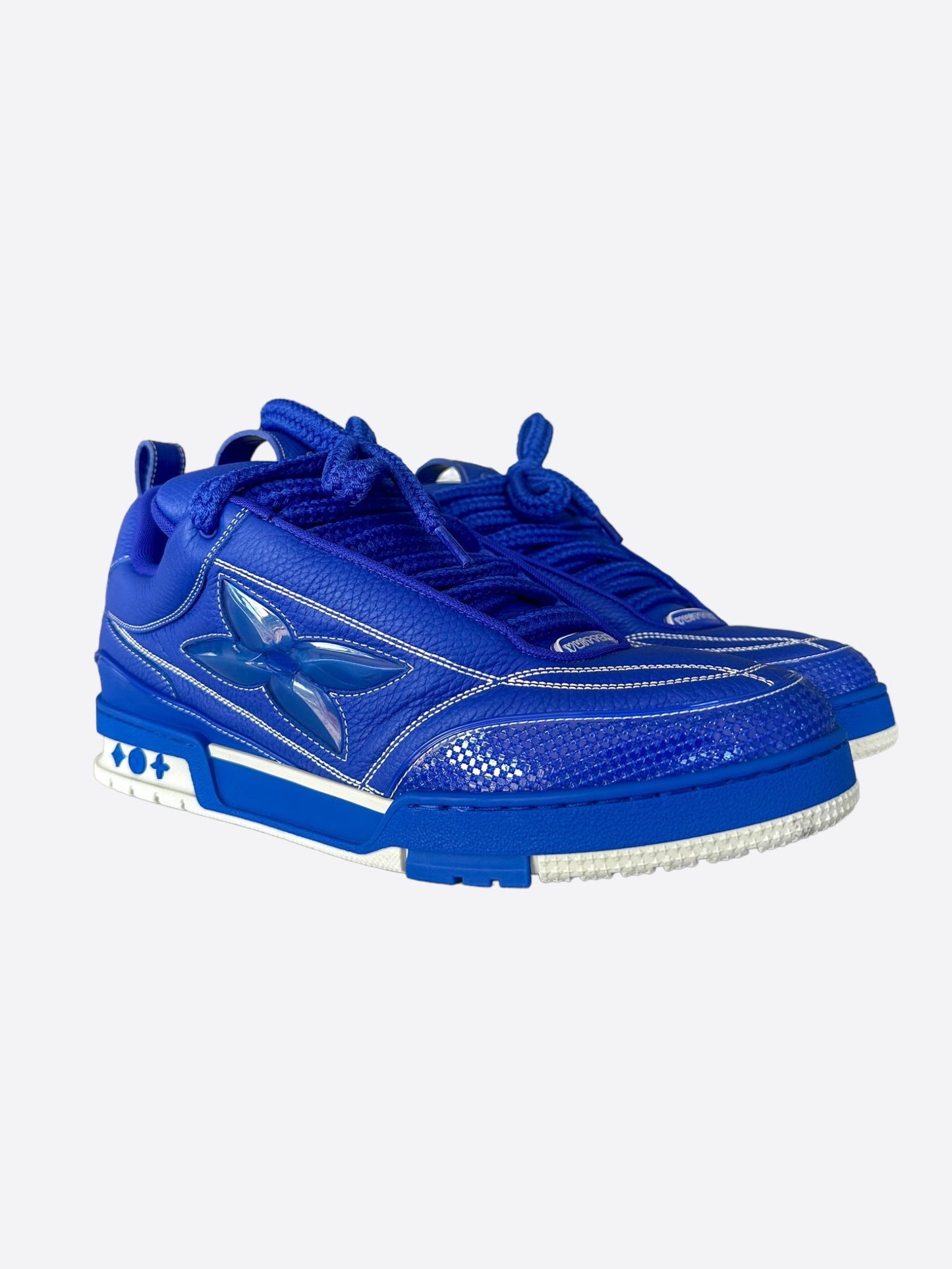 Louis Vuitton Blue Skate Trainers