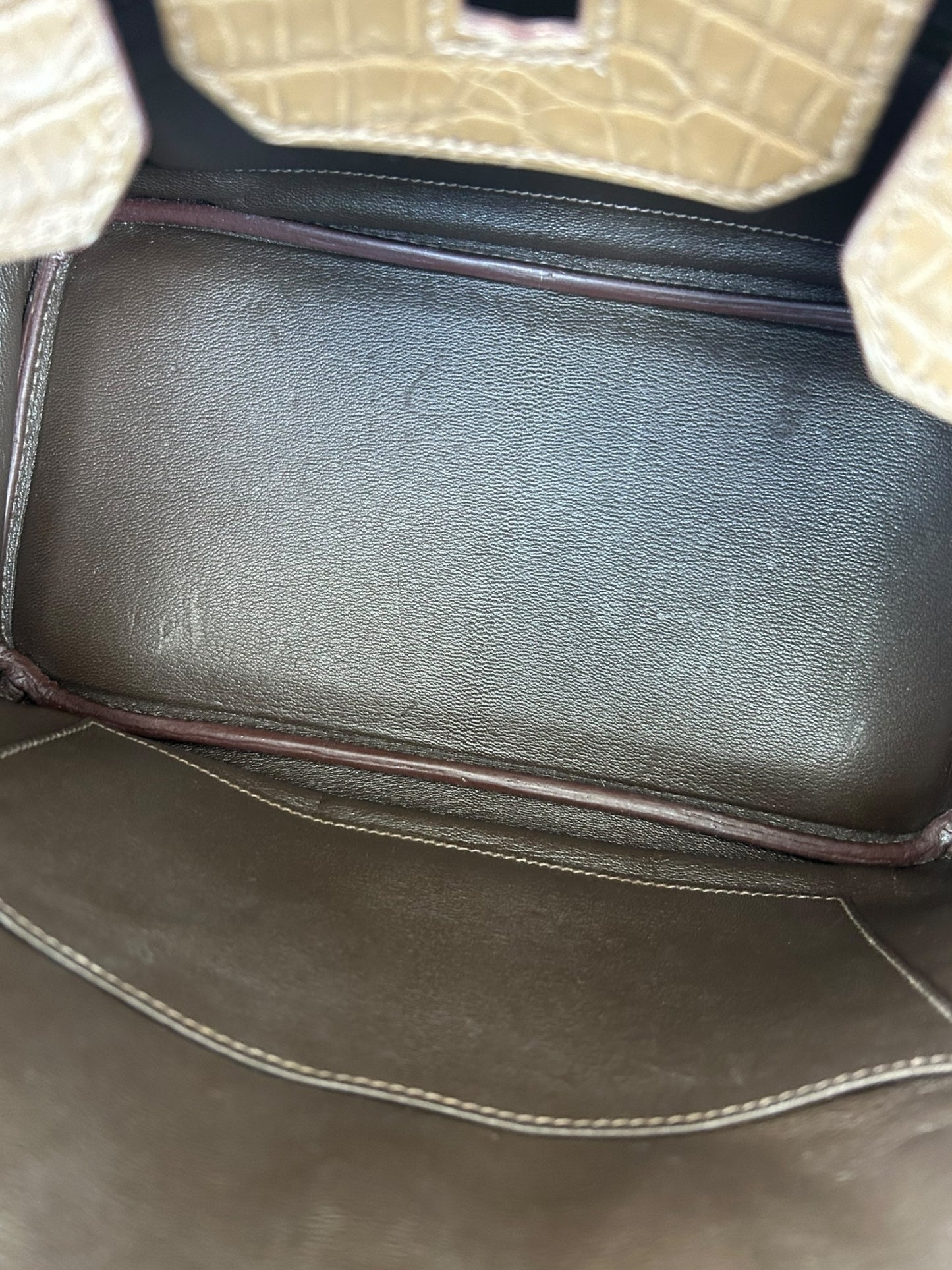 Hermes Matte Gris Crocodile Birkin 30