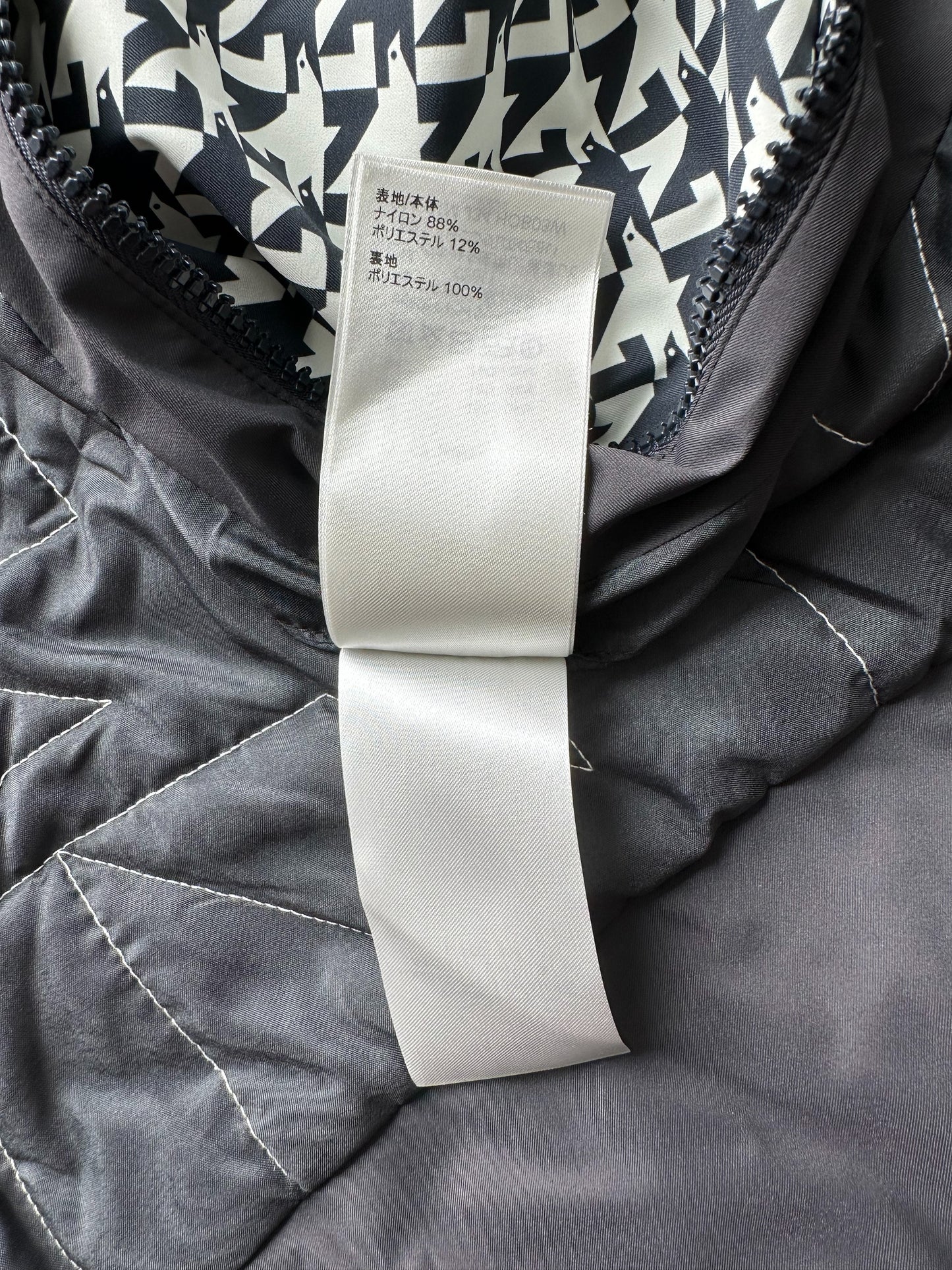 Louis Vuitton Bicolor Dove Houndstooth Padded jacket