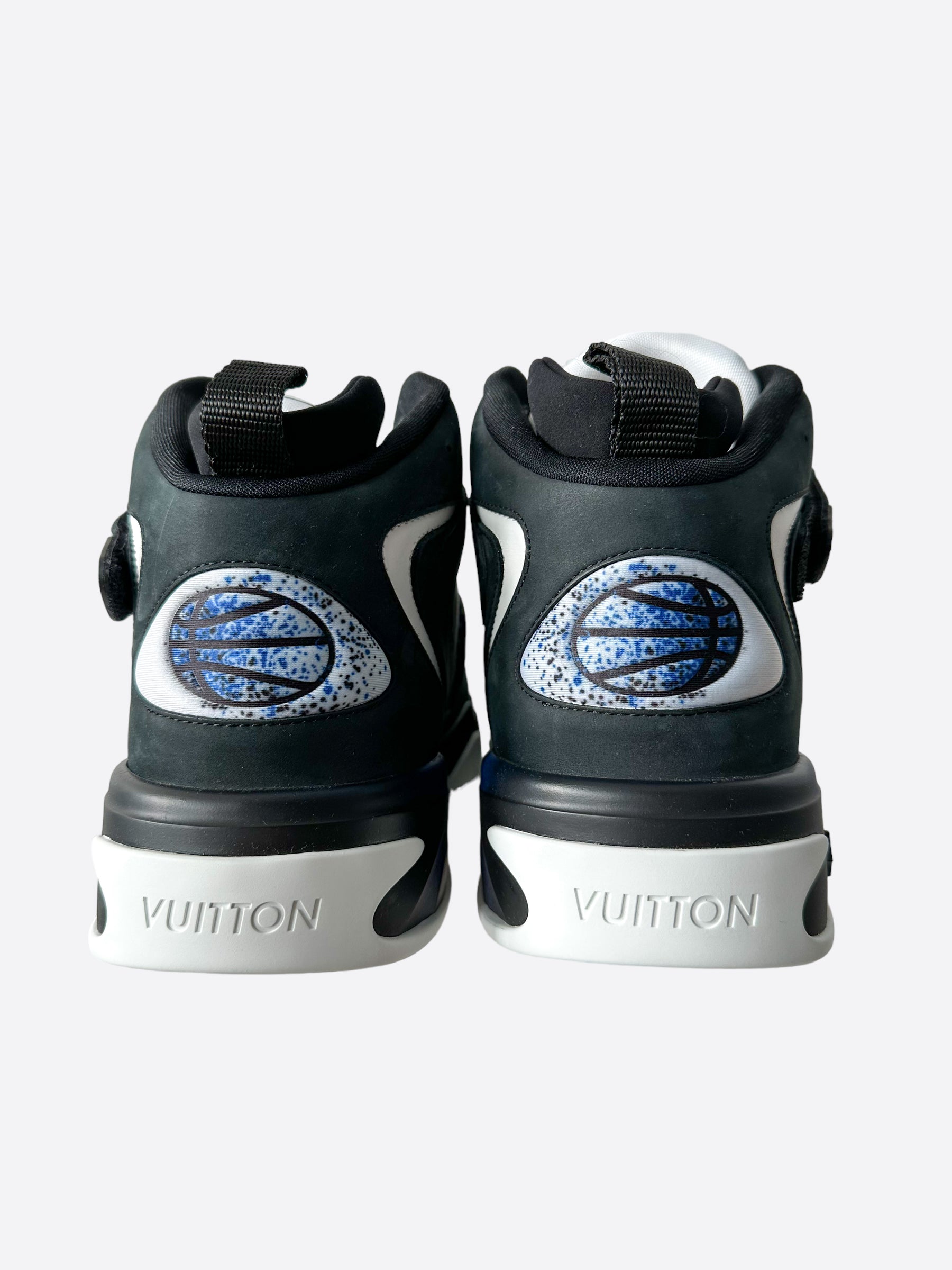 Louis Vuitton Black Blue Trainer 2 Sneaker